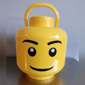 LEGO Bright Yellow Smiling Head Container